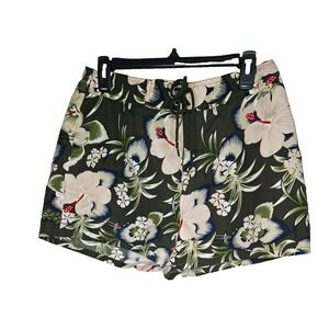 L3 Sport Women's Floral Board Shorts Sz 10 Hawaiian Tropical Beach‎ Swimwear